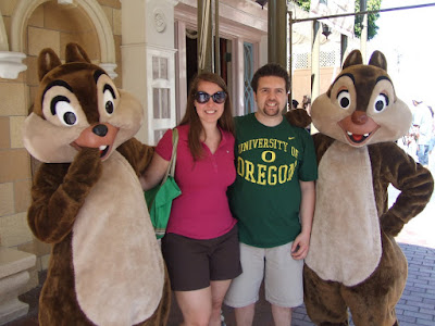 Chip and Dale Pose With Us