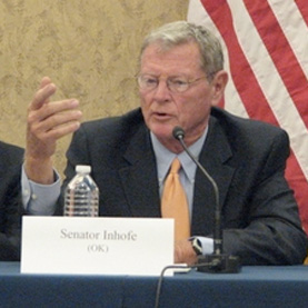 PORTRAIT OF A CLIMATE DENIER, Sen. Inhofe: Sociologists have found that conservative white males are more likely to question the validity of climate change science. Image: U.S. Senate Committee on Environmental and Public Works