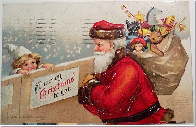 vintage-christmas-postcard-santa-by-riptheskull-on-flickr