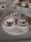 A selection of Harry Winston sapphire rings.