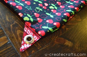 Drawstring Bandanna Backpack Step 17