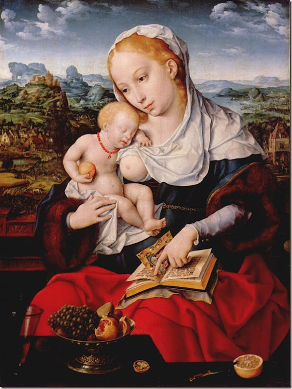 Joos Van Cleve, Vierge à l'enfant