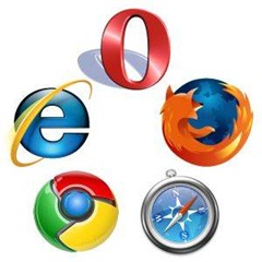 different internet browsers