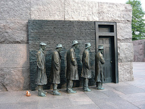 CM FDR Memorial soup line