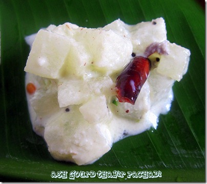 ash gourd thayir pachadi