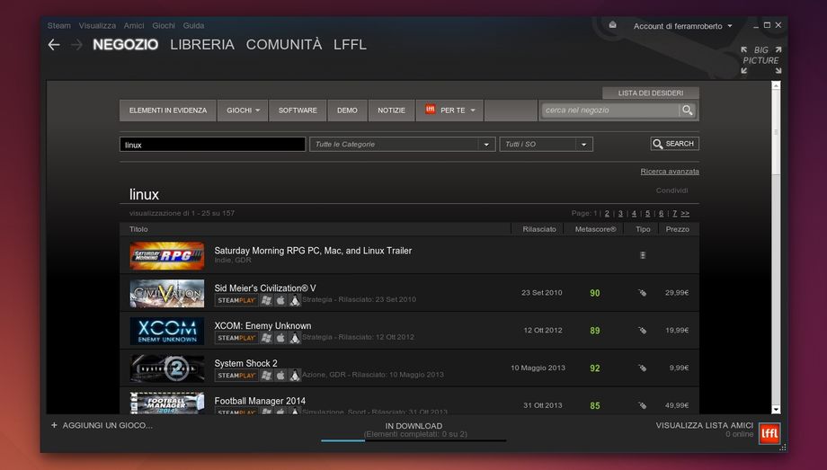Valve Steam in Ubuntu