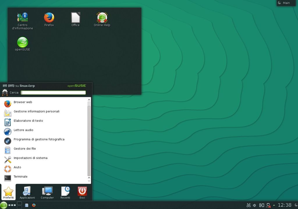 openSUSE Factory KDE, primo avvio