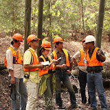 ｱｶｼｱ植林地内でﾌｨﾘﾋﾟﾝ人担当者からﾚｸﾁｬｰを受ける / Lecture be a Filipino supervisor in the acacia plantation