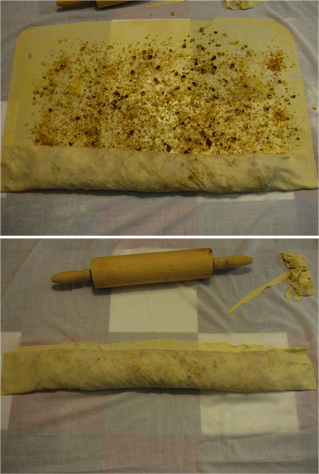 turning strudel