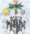 Section Of Ripley Scroll From Engraving In David Beuther Universal Und Particularia 1718