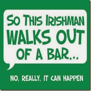 Irishman walks out