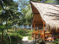 View from our home, Banana Cottages - Gili Air