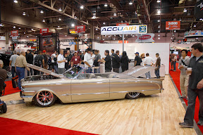 1963 Comet built by Troy Ladd of Hollywood Hot Rods matches the elegance of the hardwood floor