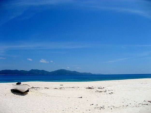 Boat on Cousine Beach