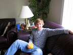 Steven enjoying a Mimosa