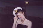 Reetta with the cap of some sailor who was near by.