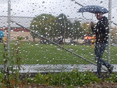 fotboll, falköpings fk, regn