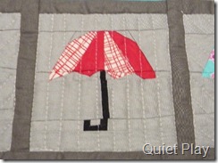 Straight line quilting