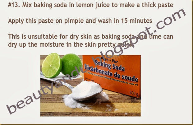 Baking Soda Lime home remedy 13