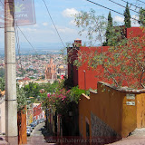 Descendo a ladeira - Charco del Ingenio - San Miguel de Allende - México