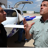  &ndash; Peter and Len in pre-flight discussions