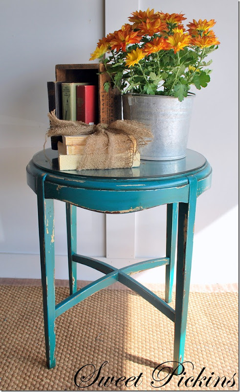 Chippy round side table from Sweet Pickins