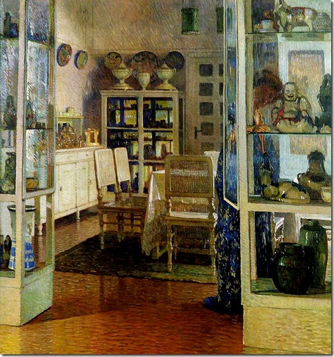 CarlMoll InteriorInDobling 1908 Private Collection-Austria