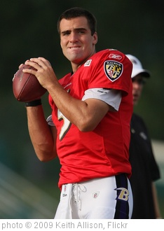 'Joe Flacco' photo (c) 2009, Keith Allison - license: http://creativecommons.org/licenses/by-sa/2.0/