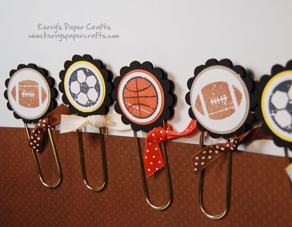 Sporty Paper Clip Bookmarks by Kerry Sporty Paper Clip Bookmarks by Kerry