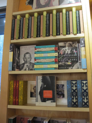 I love that the books are not arranged by author or title.