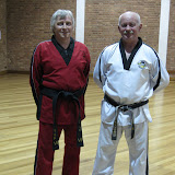 Dan training with Master Harrison in Worcester