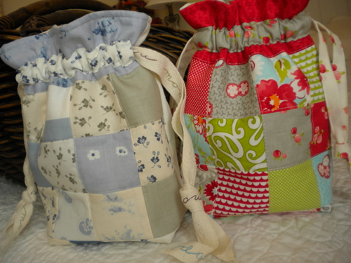 Saquinho em Patchwork