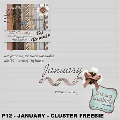 Romajo - P12 January - Cluster Freebie Preview