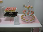 More delicious treats. Here, miniature cupcakes and moon pies.