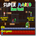 As Mario, play through the tutorial to unlock new levels. Knock blocks for coins, and smash goombas.