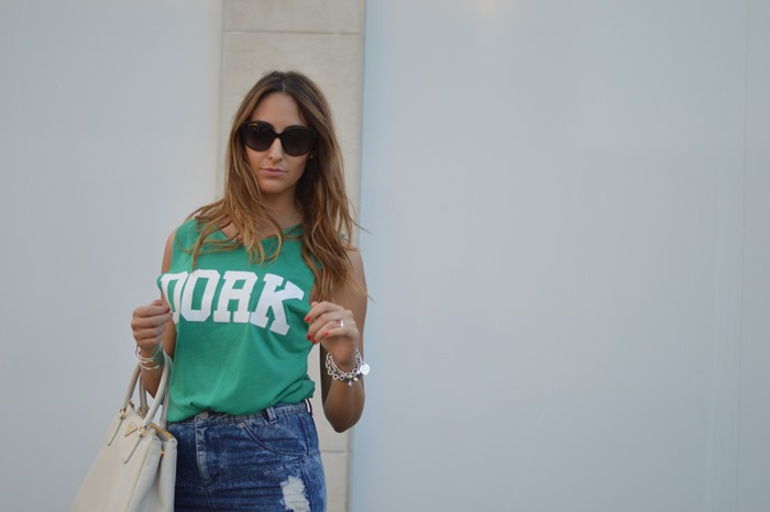 Primark, t-shirt Primark, Dork t-shirt, Valentino Sunglasses, C&A, Denim skirt, skirt, Pitti, Pitti Immagine, Street Style, Florence, Fashion blogger