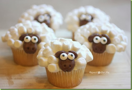 sheeple cupcakes