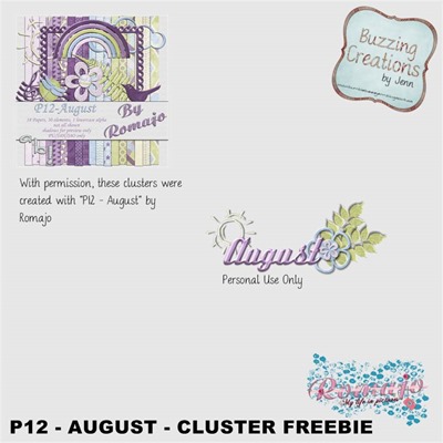 Romajo - P12 August - Freebie Preview
