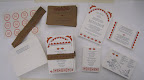 Here's the full invitation suite, which had kraft paper accents.