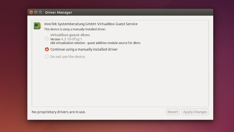 Mint Driver Manager in Ubuntu 14.04 Trusty LTS