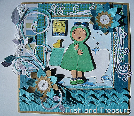 Children's Bath Time Card 001