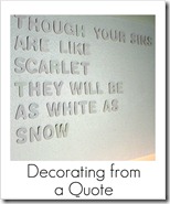 decorating from a quote decorating from a quote