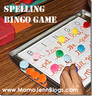Spelling Practice with BINGO