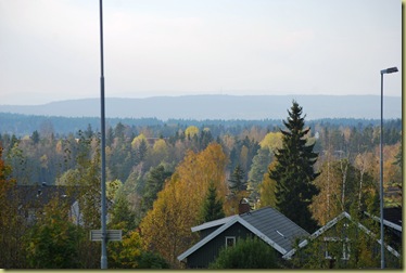 Autumn 2011 - View from Sofiemyr Oct 16