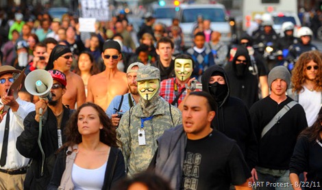 BART Protest - 8/22/11