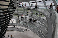 Kristy walking up the Reichstag