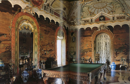 The Large Chinese Salon in the Chinese Palace at Oranienbaum in Russia. ( The Large Chinese Salon in the Chinese Palace at Oranienbaum in Russia. (