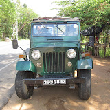 Rugged late 70's Misubishi jeep