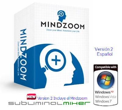 MINDZOOM 2 – Software de Mensajes Subliminales que reprograma su mente automáticamente con afirmaciones positivas