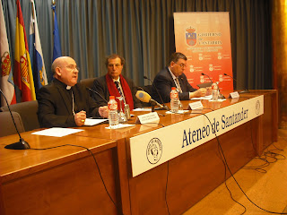 conferencia obispo de santander fe y cultura ateneo castañeda gervasio portilla